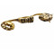 R-0084 New Arrival Vintage Gold Tone metal Tiger 3 fingers Ring