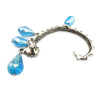 E-1176 New vintage style silver metal rivet rhinestone rivet ear cuff ear stud