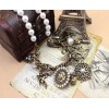 N-4806 New Heart Bird Angel Notre Dame de Paris Charms Pearl Choker Necklace