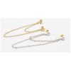 P-0044 New  Arrived European style Double Chain Rivet Brooch Necklace