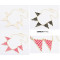 N-4574 New Arrival Gold Plated Enamel Triangle Pendant Choker Necklace