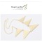 N-4574 New Arrival Gold Plated Enamel Triangle Pendant Choker Necklace