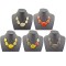 N-0567 New Arrival Vintage Style Colors Option Drop Gem Necklace