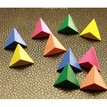 European style Pyramid three-dimensional triangle rivet ear stud E-2019