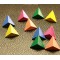 European style Pyramid three-dimensional triangle rivet ear stud E-2019