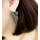 E-2027 New European Style Gold Plated Alloy Glazed Geometry Triangle Ear Stud Earring
