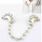P-0064 New European Style Silver Plated Alloy Pearl All Matched Brooch Pin