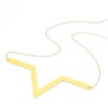 N-4537 New Arrival Fashion Exclusive Enamel Geometric Sharp Pendant Cool  Necklace
