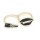 R-0189 New Coming Fashion Gold Plated Metal Enamel Lip Lipstick Double Fingers Ring