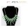 N-1868 European Fashion Charming Golden Metal Enamel The Small Tadpole Choker Necklace