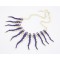N-1868 European Fashion Charming Golden Metal Enamel The Small Tadpole Choker Necklace