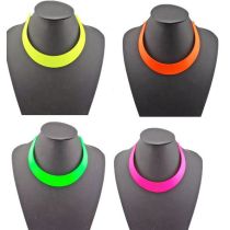 N-2101 Fashion Punk style arc crescent Shape collar necklace