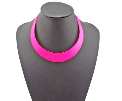 N-2101 Fashion Punk style arc crescent Shape collar necklace