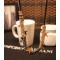 N-2325 New Fashion Multilayer Chains Golden Gun Black Rings Star Necklace