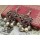 E-0234 New Vintage Bronze Hollow Out Flower Leaf Beads Rhinestone Dangling Earring