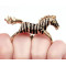 R-0603 New Arrival Fashion Enamel Zebre Rhinestone Double Fingers Ring