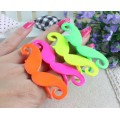 R-0184 Colors Choose Cute Cosplay Moustache Handlebar Two Fingers Double Ring 8.5 8
