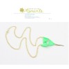 N-4601 New Fashion European  Enamel 3Triangles Rivet Pendant Neckalce