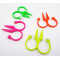 R-0530 New Chorming Fashion scissors shape pearl double finger Ring