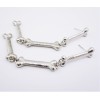 E-0652 New Lovely Cool Silver Tone Metal Bone Dangling Earrings Ear Stud