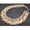 N-1301 Fashion European Style Charming Rhinestone Leather Chain Necklace