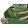 C-0001 New In Pastorable rose flower ramie cotton yarn scarf 180cm*110cm
