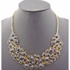 N-0510 New Arrival Vintage Style Colorful Resin Rhinestone Drop Choker Necklace N-0510