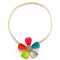 Charming Fashion Gold Plated stretch snake Chain enamel flower waist chain  Necklace N-0118