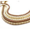 B-0072 European Style Multilayer enamel Snake Chain Bracelet