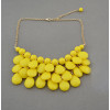 New Charming Gold Plated Multilayer Resin Drop Pendant Necklace N-0540