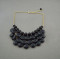 New Charming Gold Plated Multilayer Resin Drop Pendant Necklace N-0540