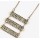 New Vintage style bronze Alloy Pattern Ladder Pendant Necklace N-4506
