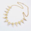 New Arrival Fashion Punk Gold/Silver/Gun Black Metal Bullet Choker Necklace N-1313