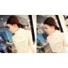 New Fashion Charming Rhinestone Golden  Enamel Triangle Ear Stud E-2001