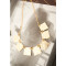 New Arrival Fashion Gold Plated Metal Enamel Square Choker Necklace N-4753