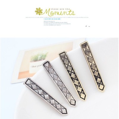 New Arrival Punk Vintage Style Silver Metal Long Suit  Ear Stud E-2029