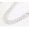 New European Style Fashion Silver Plated Link Long Double Chain Necklace N-1503