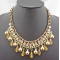 New Fashion Charming Beads Rhinestone Ball Drop Leather Chain Choker Necklace N-1300
