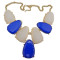 New European Style Gold Plated Alloy Charming  Resin Candy Drop Pendant Necklace N-0786