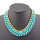 gold plated link chain rhinestone be flannelette winding choker necklace N-1002
