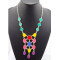 Fashion Gold plated colorful Enamel Drop Choker  Necklace N-0754