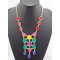 Fashion Gold plated colorful Enamel Drop Choker  Necklace N-0754