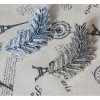 New European Fashion Punk  One Pc (right) Bronze Metal  Leaf  Earrings E-0610