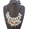 New Arrival Shinning Acrylic Drop Beads Tassel Choker Collar Necklace N-2264