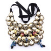 New Arrival Shinning Acrylic Drop Beads Tassel Choker Collar Necklace N-2264