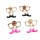 New European Lovely Mustache Glass Fashion Collor Brooch Pin P-0061