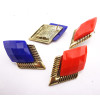 New Arrival Fashion Korean Style Gold Plated geometry diamond Earrings E-2035