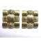New Arrival Fashion Korean Style Gold Plated/Gun Black Square geometry  Earrings E-1597