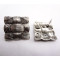 New Arrival Fashion Korean Style Gold Plated/Gun Black Square geometry  Earrings E-1597