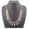 European Style gold plated crystal tassels Choker Necklace N-0285
